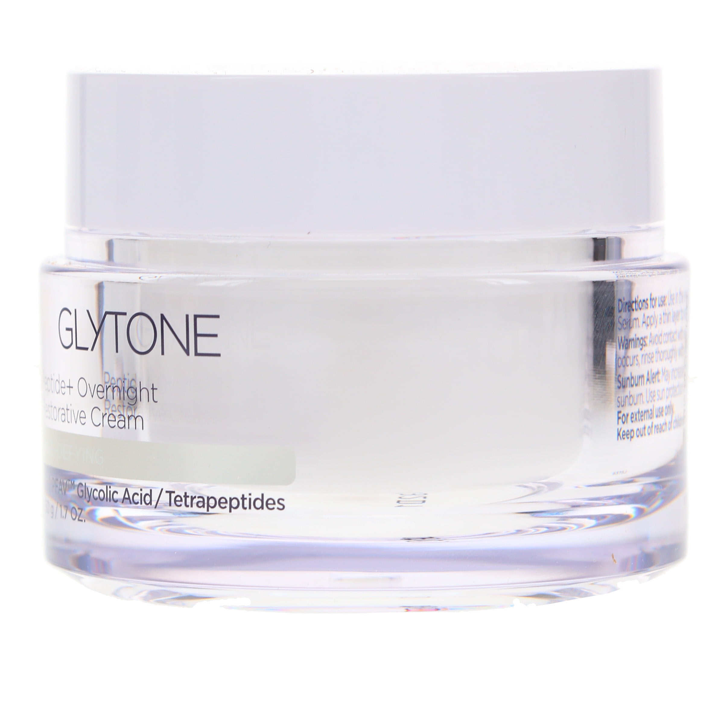 Glytone Age-Defying Peptide+ Overnight Restorative Cream 1.7 oz
