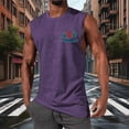 thumbnail image 4 of Ynynloco Mens Tank Tops Beach Summer Quick Dry Sleeveless Shirts Graphic Vacation Tanks Muscle Gym Tank Top, 4 of 5
