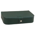 thumbnail image 2 of Estuche de almacenamiento de joyas, caja de viaje portátil para pulseras, collares y anillos. Verde, 2 of 9
