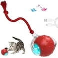 thumbnail image 1 of TinyFetch Dog Toy, Tiny Fetch Ball Dog Toy, Tinyfetch Interactive Dog Cat Toys Balls, 2025 Upgraded 360°Smart Automatic Rolling Electric Dogs Ball Toy, Gift for Pets (Red), 1 of 8