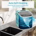 thumbnail image 4 of Ice Maker Countertop, Portable Ice Machine with Self-Cleaning, 26.5lbs/24Hrs, 9 Bullet Ice Cubes in 6 Mins, Ice Basket and Scoop, Ideal for Home, Kitchen, Bar, Camping, 4 of 12