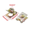thumbnail image 2 of Unique Bargains 15pcs U-Type Vis Métal Attaches Carrosserie Garniture Panneau Pare-Chocs Garde Rivets Clips, 2 of 3