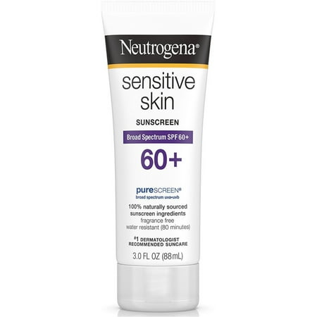 3 Pack - Neutrogena Sensitive Skin Sunscreen Lotion SPF 60+ 3