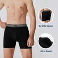 thumbnail image 4 of Men's Boxer Briefs,Bamboo Viscose Weekly Underwear 7 Pack for a Week,S-XXXL, 4 of 8