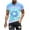Blue, variant on WAENQINLA Big and Tall Mens Tie Dye Shirt Casual Short Sleeve Stylish Graphic T-Shirt Crewneck Retro 70S Hippie Tees Workout Tshirt
