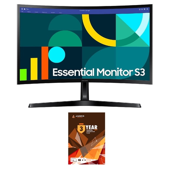 Samsung LS24D368GANXZA Curved Monitor with 3 Year Amber Protection (2026)