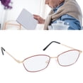 thumbnail image 3 of Gafas De Presbicia Para Ancianos Con Montura Roja De Lectura, Gafas De Lectura Bifocales Portátiles Con Bloqueo De Luz Azul+150, 3 of 7
