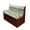 Blue and White Woodgrain Theme, variant on XYZCANDO RV Sofa Cover Breathable, Compatible with Camper RV Camper, RV Booth Seat Covers Fit for Bench RV Seat(2-Piece)