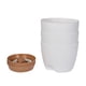 thumbnail image 1 of Macetas para Plantas Maceta de Agua Lateral de Moda Y Sencilla, Circular de Plástico de Planta Verde, sin Riego, Maceta de Flores de Escritorio Auto-Priming Tres Conjuntos Macetas de Plantas de Plásti, 1 of 1