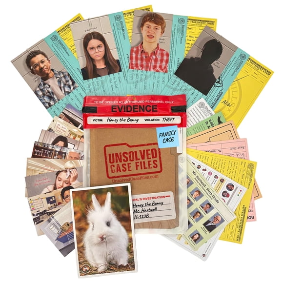 Juego de mesa Unsolved Case Files Honey The Bunny Family