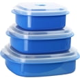 thumbnail image 1 of Reston Lloyd Calypso Basics Ensemble de Cuisson au Micro-Ondes 3 Pcs, Azur, 1 of 8