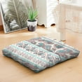 thumbnail image 4 of Boho Meditation Mat, Dutch Velvet Floor Pillow, Cushion for Sitting Comfort, Meditation Pillows for Yoga and Home, 22'' x 22'', 4 of 7