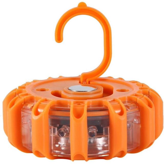 Luz nocturna de advertencia, lámpara LED intermitente con imán impermeable multimodo, luz de bengala de seguridad de emergencia en carretera para advertencias de tráfico