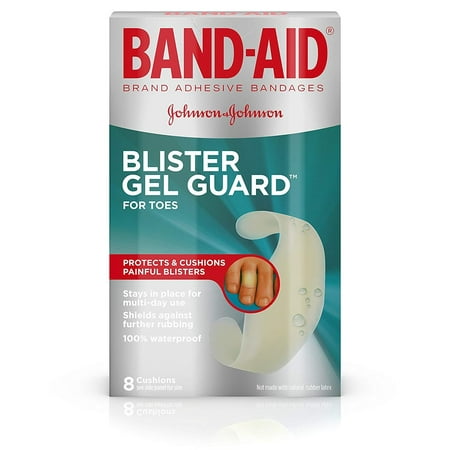 Band-Aid Brand Blister Protection, Adhesive Bandages For Fingers And Toes, 8