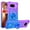 Purple Navy, variant on CCSmaller for Google Pixel 8 Clear Case for Girls Women, Liquid Glitter Sparkle Bling Cute Case with Kickstand Gradient Quicksand Cover for Google Pixel 8 JB Purple Navy