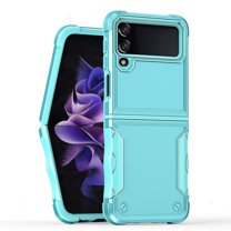 Allytech Compatible for Samsung Galaxy Z Flip 4 Case 2022 Released, Hard PC and Soft TPU Anti-Slip Drop Proof Case for Galaxy Z Flip 4 5G 2022, Mint