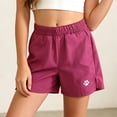 thumbnail image 2 of LJEFF Girls Elastic Waist Shorts, 4-Way Stretch High Waist Lightweight Quick Dry Shorts for Kids Hot Pink Size 6 Years, 2 of 8