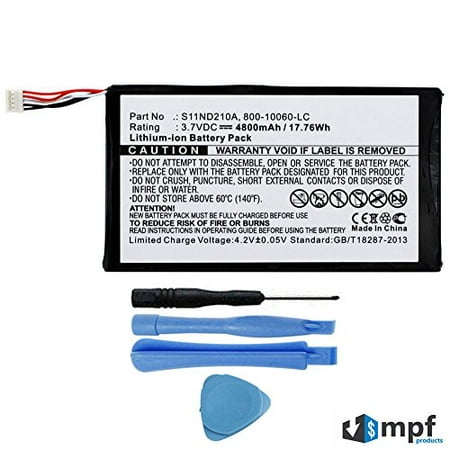 4800mAh High Capacity Extended S11ND210A, 800-10060-LC Battery Replacement for Leapfrog Leappad Ultra 33200, Leappad Ultra 83333 Learning (Best Batter For Frog Legs)