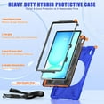 thumbnail image 3 of Case for Samsung Galaxy Tab S10 FE+ Plus 13.1 Inch 2025 Model (X620/X626B),Shockproof Protective Kids Case with Pencil Holder, 360 Rotating Hand Strap & Stand, Shoulder Strap, 3 of 9