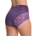 thumbnail image 2 of Angelina Women's High Waist Light Control Briefs with Lace Accent Detail (6-Pack), 2 of 6