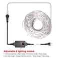 thumbnail image 4 of 100 LED Rope Lights 33ft 8 Modes Warm Light Changing Waterproof Twinkle Fairy Tube Strip Light, 4 of 4