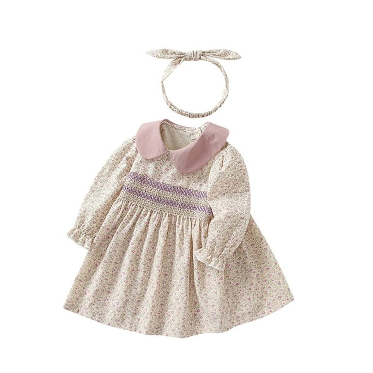 Esaierr 6M-4Y Toddler Baby Girls Floral Princess Dress Baby Fall Casual Dresses Newborn Print Cotton Dress send Hairband - Walmart.com Esaierr 6M-4Y Toddler Baby Girls Floral Princess Dress Baby Fall Casual Dresses Newborn Print Cotton Dress send Hairband - Walmart.com