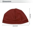 thumbnail image 3 of Sombrero de ciclismo Unique Bargains, absorbente de sudor y humedad, forro de casco transpirable, tela de seda de leche, cereza 23x16cm 1 Pcs, 3 of 7