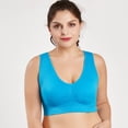 thumbnail image 1 of Ropa interior deportiva transfronteriza de gran tamaño sin borde de acero reunida para dormir fitnes Abanopi Azul/4XL, 1 of 2