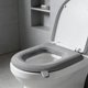 thumbnail image 5 of Cojín EVA para asiento de inodoro - grueso y suave, lavable, antideslizante para inodoros en U, V, O & cuadrados - Gris, Verde, Azul, Rosa, 5 of 6