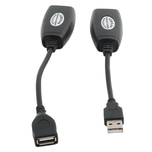 USB 2.0 To RJ45 Ethernet Extension Adapter Cable, Extend USB Devices Up To 150 Ft, Ideal for Cameras, Printers, Keyboard, Mouse