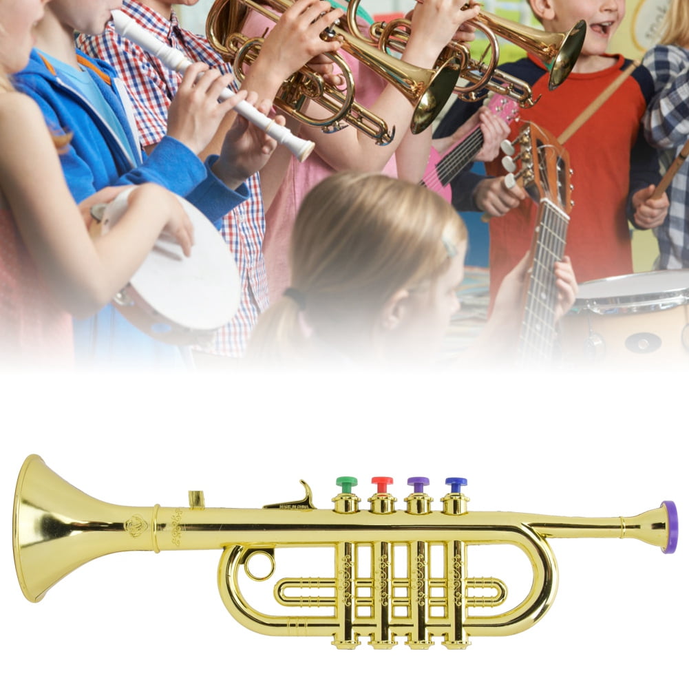 Horn Musical Instrument Kid Trumpet, Children Trumpet, Teaching Supplies Beginner For Enthusiast For Stage Performances