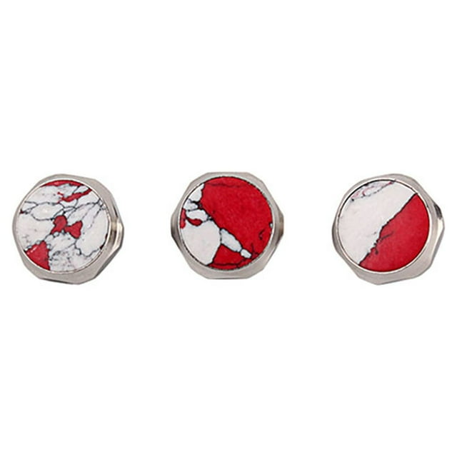 mmirethe 3 Pcs Bouton de Trompette Remplacement Composant de Réparation Universel Petits Doigts de Musique Touches en Laiton Composant d'Instrument Type 3