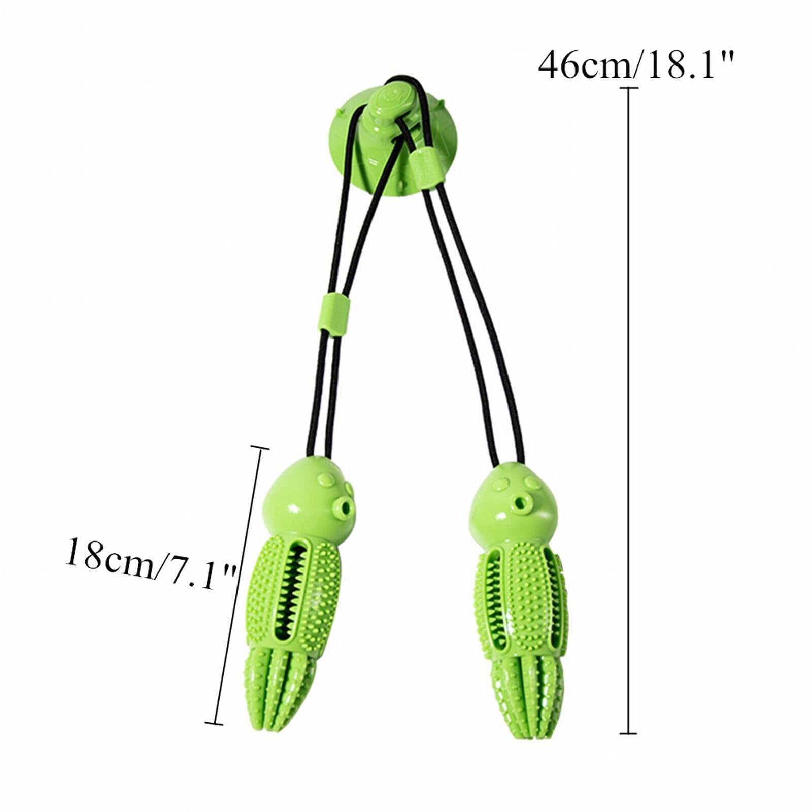BESTSKY 2026 New Dog Ball Maintains Oral Hygiene Puppy Teething Toy Attracts Pet Interest Dog Chew Toy Green for Dental Care Teething Relief Interactive Play Puppy Entertainment
