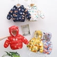 thumbnail image 4 of Beautyzll Baby Boys Girls Winter Jacket Outwear Toddler Hooded Puffer down Coat 1-5T, 4 of 9