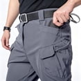 thumbnail image 3 of Men 6 Pocket Cargo Work Pants Durable Regular Fit Breathable Outdoor Utility Trousers S-XXL, 3 of 9