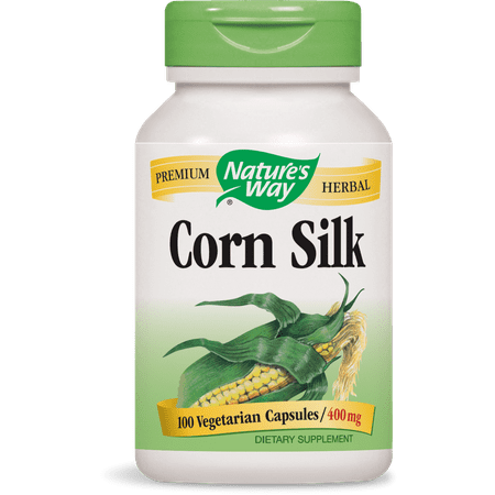 Nature's Way Corn Silk Vegetarian Capsules, 100 (Best Way To Silk Corn)