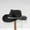 Black, variant on Outfmvch Cowboy Hat Dress Hats for Men Cowgirl Hat Straw Hats for Women Straw Fedora Hats for Women Fedora Hats for Women Black One Size