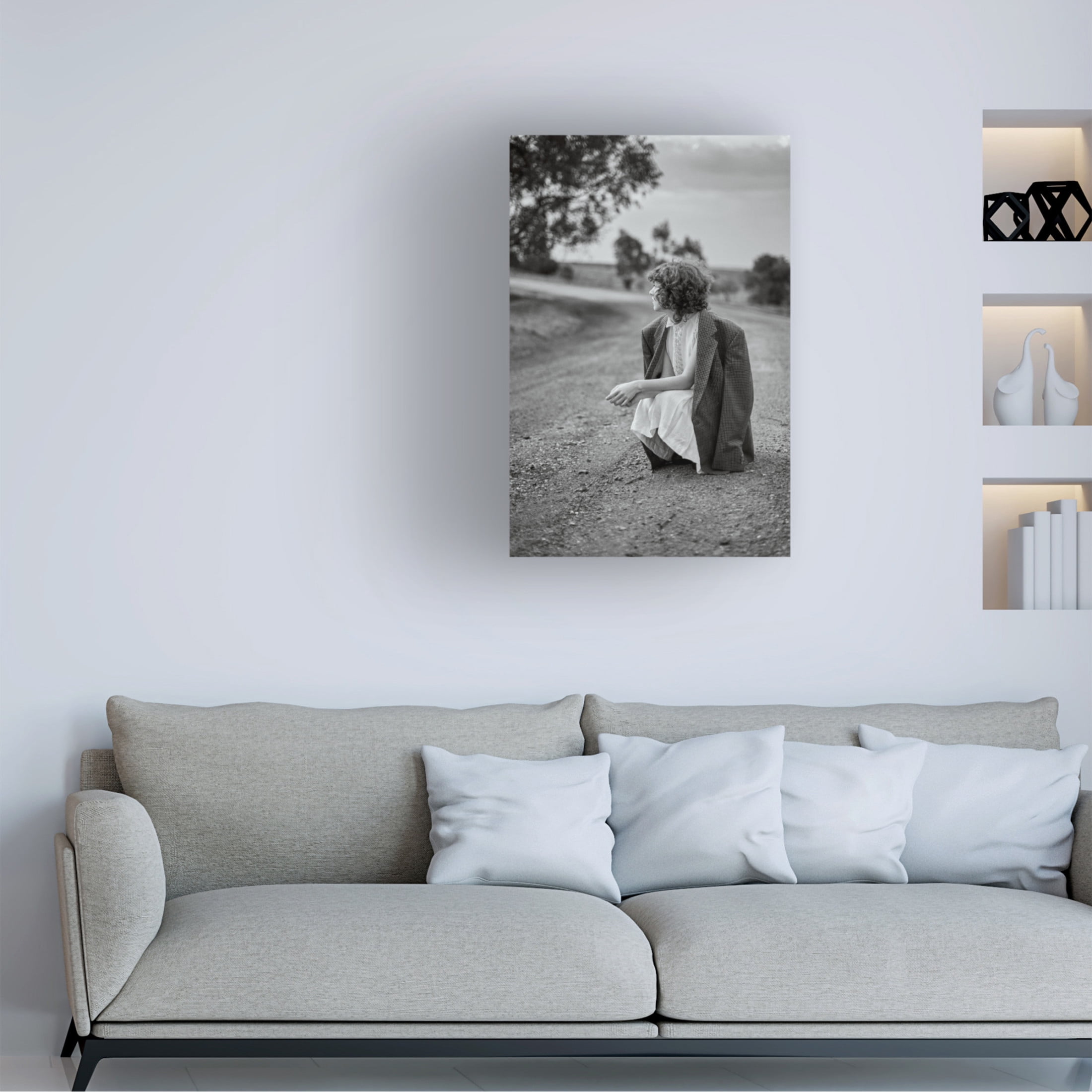 Trademark Fine Art Ana Paula Pereira The Road Canvas Wall Art
