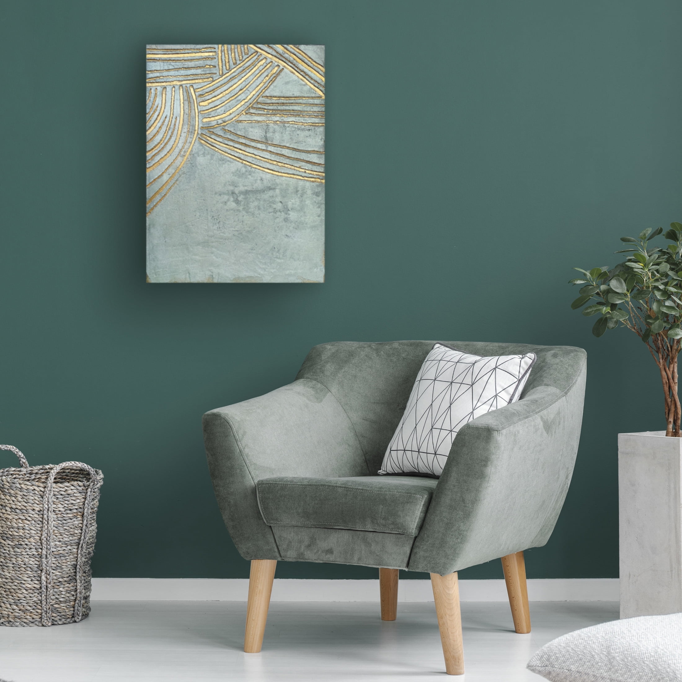 Trademark Fine Art Alyson Storms  Ancient Gold Sun Canvas Wall Art