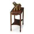 thumbnail image 4 of HomeRoots 488958 25 x 12 x 18 in. Medium Brown Manufactured Wood Rectangular End Table with Shelf, 4 of 5