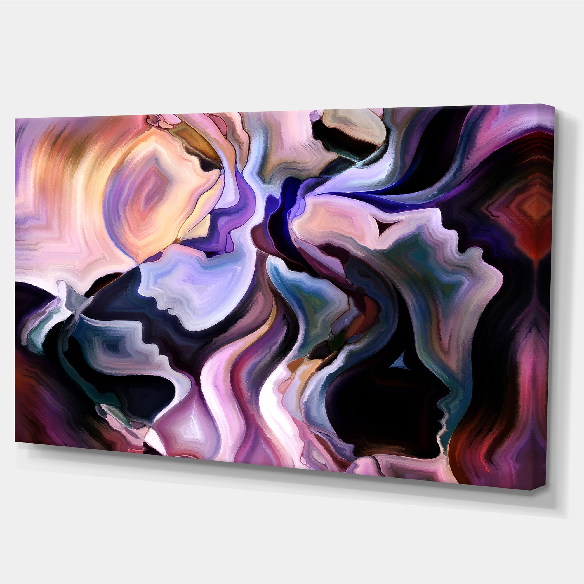 Designart 'Voyages to Inner Self ' Abstract Canvas Art Print