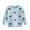 Blue, variant on QQAMB Girls Toddlers' Sweaters Crewneck Cute Printed Knitted Pullover Fall Winter Warm Long Sleeve Sweaters,3 Years