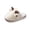 White, variant on Christmas Fleece House Shoes, Women's Cute Reindeer Antler Plush Slippers Cozy Christmas Fleece House Shoes Warm Winter Comfort Cushion Mules Cartoon Non Slip Bedroom Clog Slides, Khaki 7.5