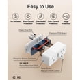 thumbnail image 3 of Dual Smart Plug 15A, GHome Smart Plugs Work with Alexa and Google Home, 2-in-1 Compact Smart Outlet Timer with APP Remote Control, 2.4GHz Wi-Fi Only,, 3 of 7