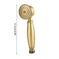 thumbnail image 3 of Bgsha Vintage Handheld Shower Head Replacement Chrome Detachable Bathroom Shower head, 3 of 3