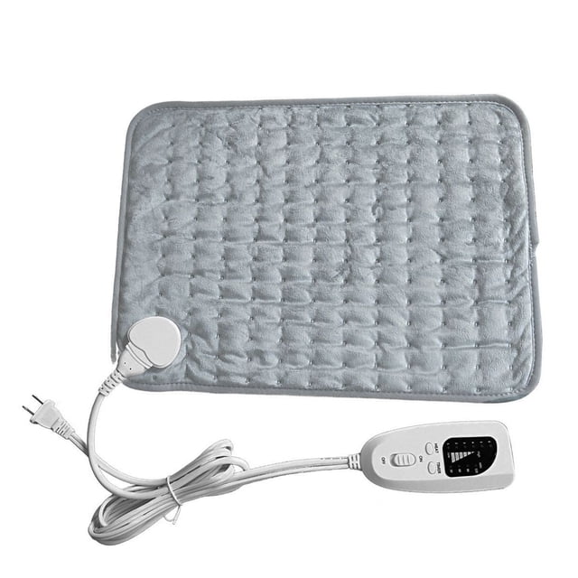 FloreceBien Almohadilla térmica eléctrica para alivio de calambres y artritis, 6 configuraciones de calentamiento rápido, 40 * 30 cm-UL