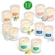 thumbnail image 1 of 12 velas aromáticas de cera de soja, vela aromática, ambientador, velas candelita, juego de regalo familiar de cristal de cera de soja, 1 of 5