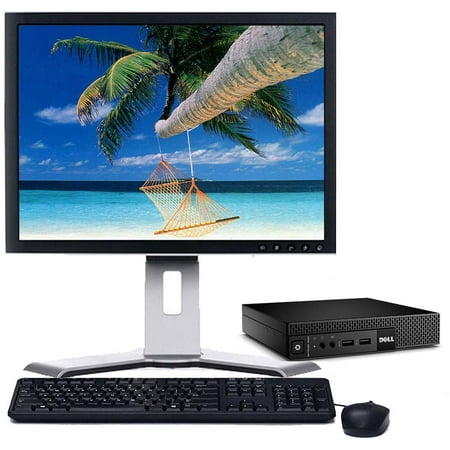 Restored Dell OptiPlex 3020 Desktop Computer Core i3 Processor 8GB Memory 500GB HD Wi-Fi DVD with a 19" LCD- PC Windows 10 (Refurbished)