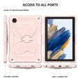 thumbnail image 3 of Funda Para Galaxy Tab A8 10.5 X200 Correa Mariposa Rosa Oro, 3 of 5