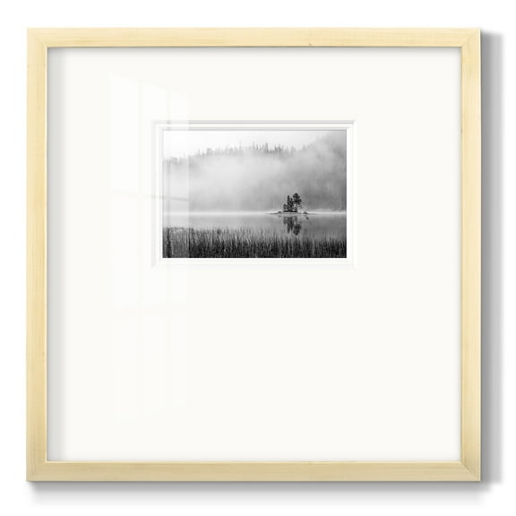 Island FogPremium Framed Print